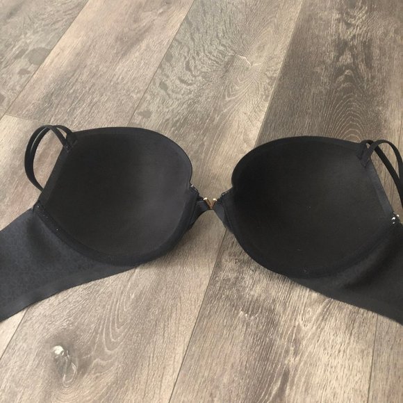 Victorias Secret VS Black Push Up Bra 32DD - Picture 6 of 12
